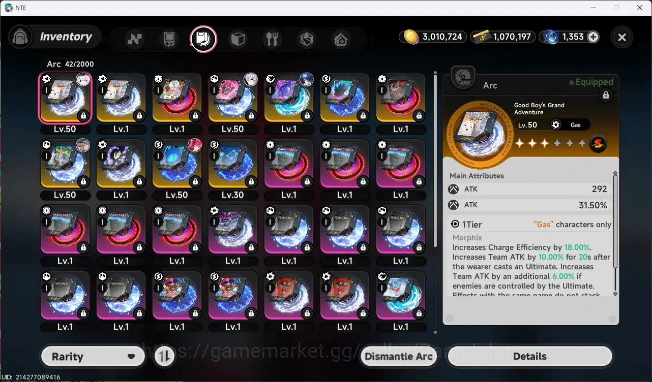 Neverness to Everness Accounts SEA|Lv.40|7 S-Class [Nanally,Hotori,Lacrimosa]|1,3 image 9