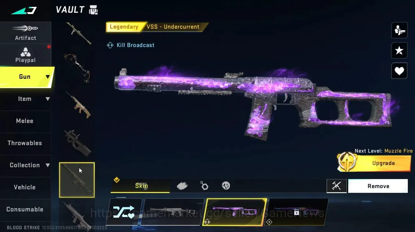 Blood Strike Accounts Collab Skin ASIA|ETERNAL Uzi-Scorpius Lv3|Collab OPM Saitama Parachute,Enzo Emote|ULTRA 5