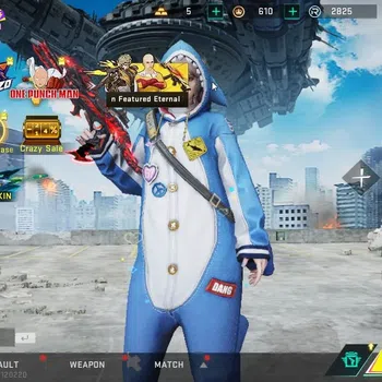 Blood Strike Accounts Collab Skin ASIA|ETERNAL Uzi-Scorpius Lv3|Collab OPM Saitama Parachute,Enzo Emote|ULTRA