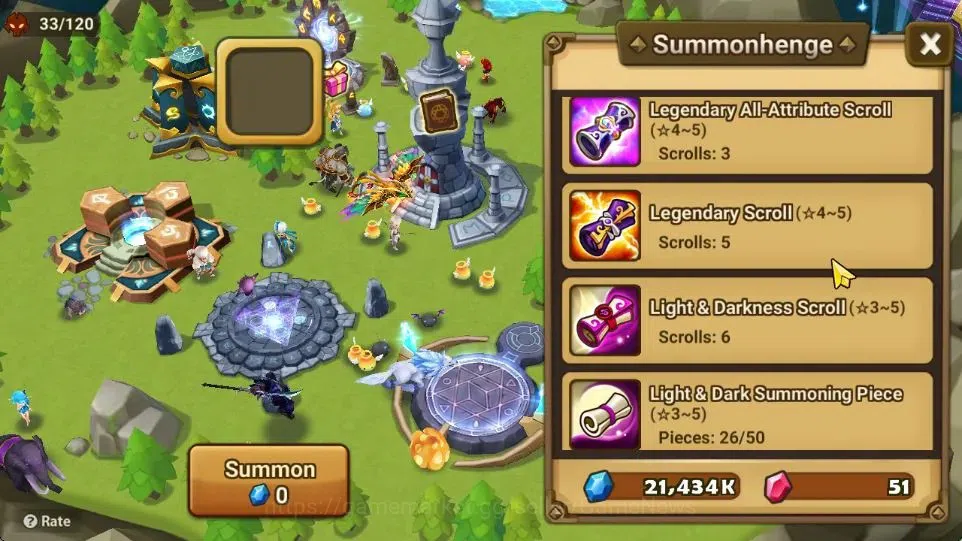 Summoners War: Sky Arena Accounts Starter ASIA|Lv 26|Ready Gacha|97 12 YSC + 160 11 YSC + 3 LAAS + 5 LS + 6 LDS + 121 MS |1 10
