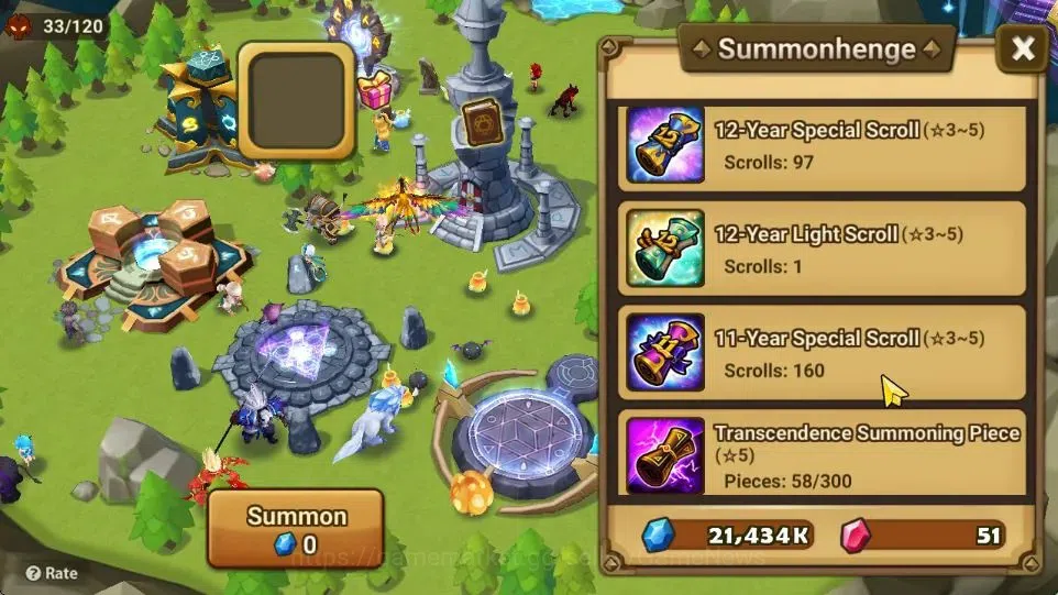 Summoners War: Sky Arena Accounts Starter ASIA|Lv 26|Ready Gacha|97 12 YSC + 160 11 YSC + 3 LAAS + 5 LS + 6 LDS + 121 MS |1 9
