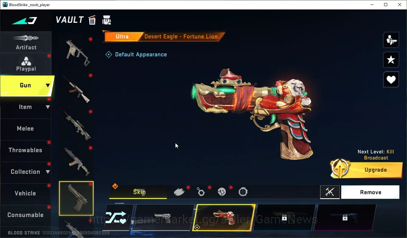 Blood Strike Accounts ASIA| 18 ULTRA (Hank-SnowFieldHunter,DeAgle,Origin image 9