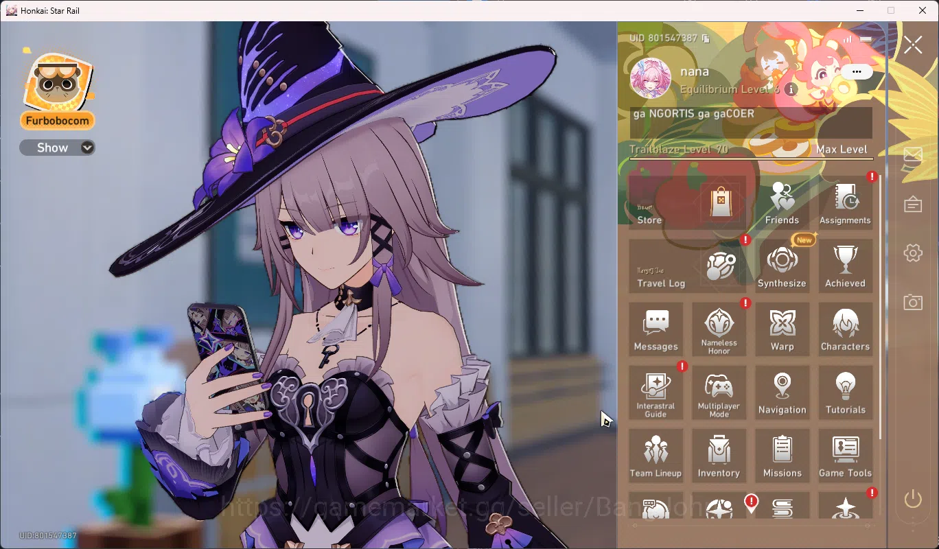 ASIA | TL 70 | 23 Limit | Premium Team Phainon+FireFly+The Herta | Ther Herta+Sign |HSR066B Honkai Star Rail Others ASIA | TL 70 | 23 Limit | Premium Team Phainon+Fir image 1