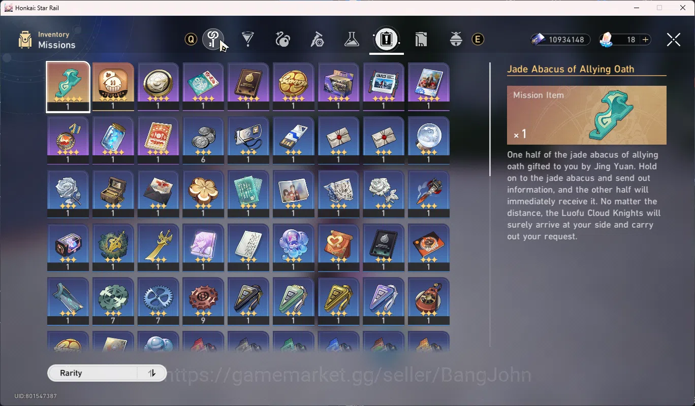 Honkai Star Rail Accounts Others ASIA | TL 70 | 23 Limit | Premium Team Phainon+FireFly+The Herta | Ther Herta+Sign |HSR066B 9