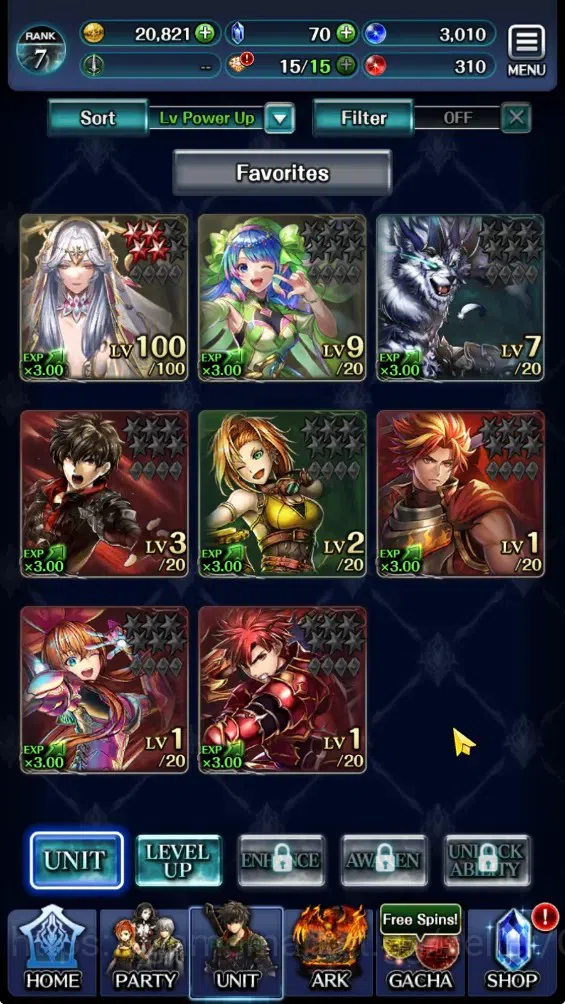 Last Cloudia Accounts GLOBAL|Rank 7|Collab Brave Frontier (Fire God Varg image 1
