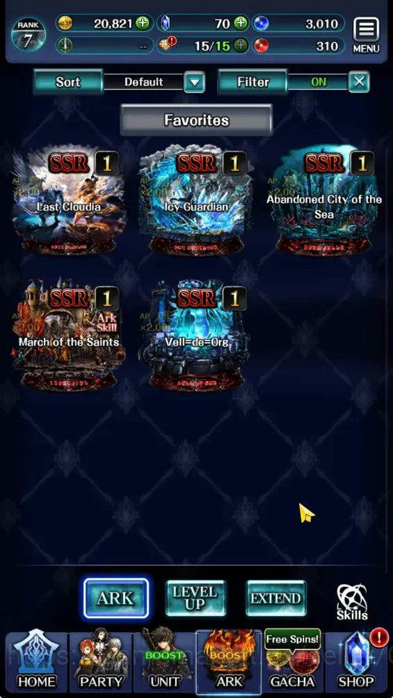 Last Cloudia Accounts GLOBAL|Rank 7|Collab Brave Frontier (Fire God Varg image 5