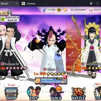 Bleach: Brave Souls Accounts Starter Global|90K BP+10K Orb|Fresh Story|Ichigo DT|Rukia 10th|Senjumaru TYBW25|Aizen