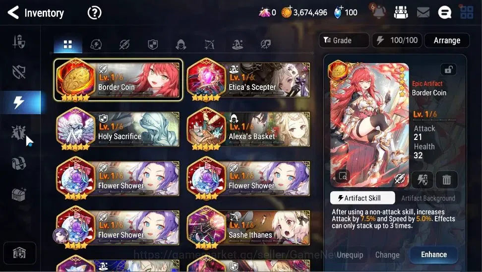 Epic Seven Accounts Global|UnVerif|4 ML(Conqueror Lilias,LR Krau,SE Ce image 17