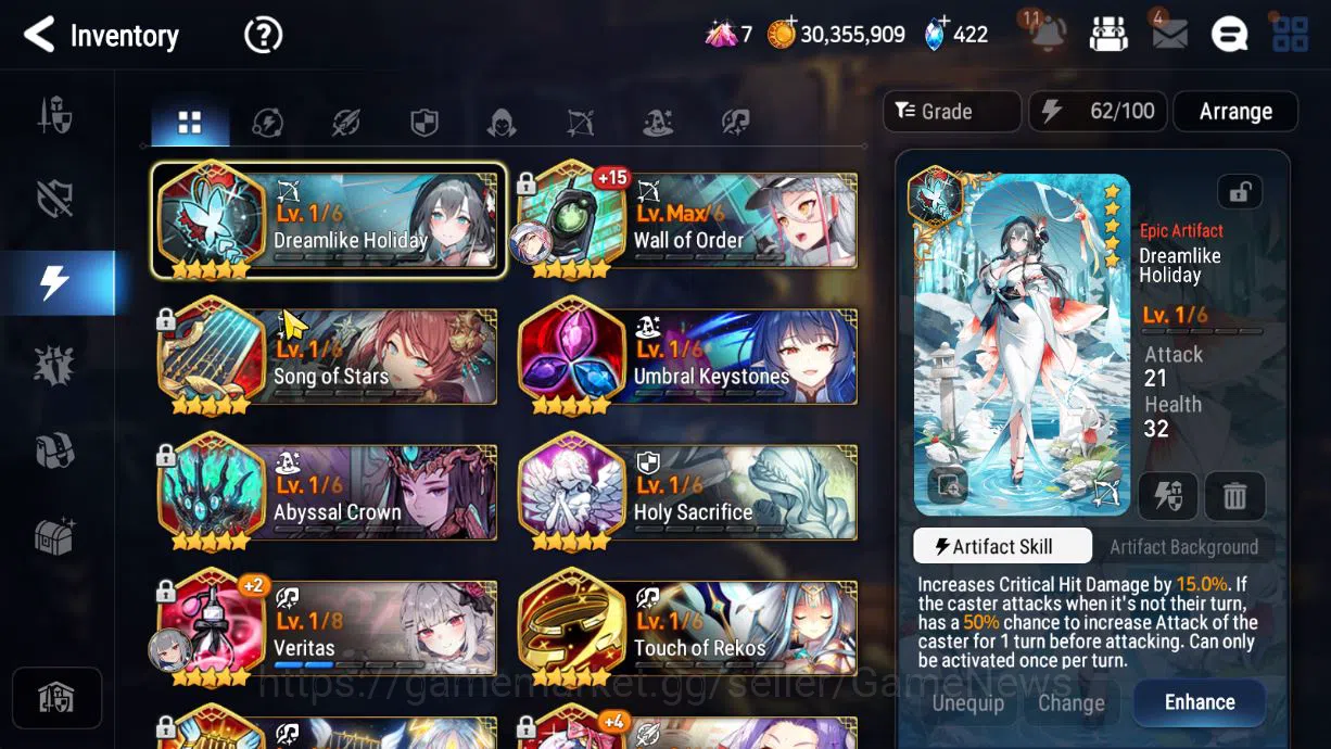Epic Seven Accounts GLOBAL Unverif|New Era|5 ML (NM Luna,Suc Taeyou,Be image 10