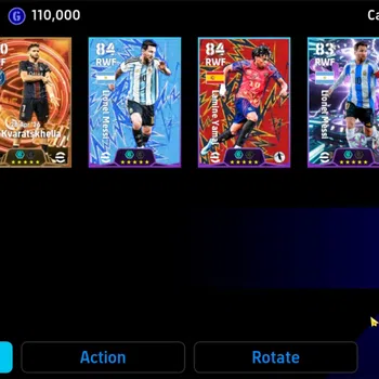 eFootball Meta Player Mobile|PW 2611|Kvaratskhelia Big Time,Messi Showti image 1