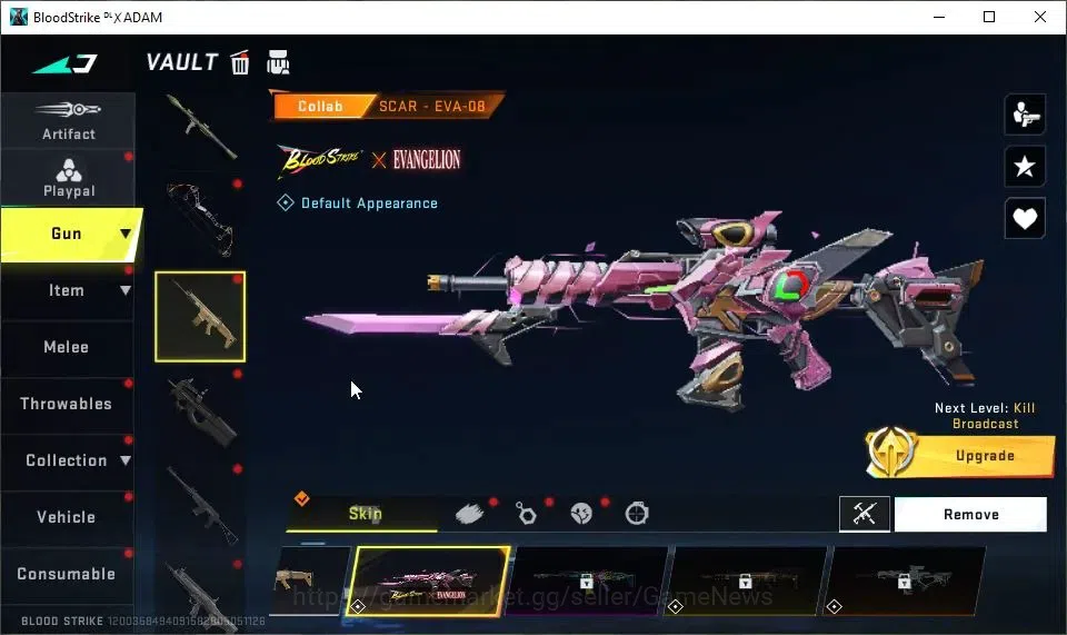 Blood Strike Accounts ASIA|9 ULTRA[Vector,DEagle,FAL,QBZ95,VOLT,VAL,Etc] image 13