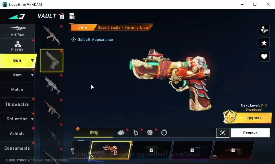 Blood Strike Accounts ASIA|9 ULTRA[Vector,DEagle,FAL,QBZ95,VOLT,VAL,Etc] image 15