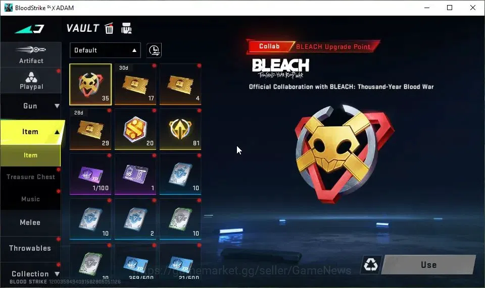 Blood Strike Accounts ASIA|9 ULTRA[Vector,DEagle,FAL,QBZ95,VOLT,VAL,Etc] image 17