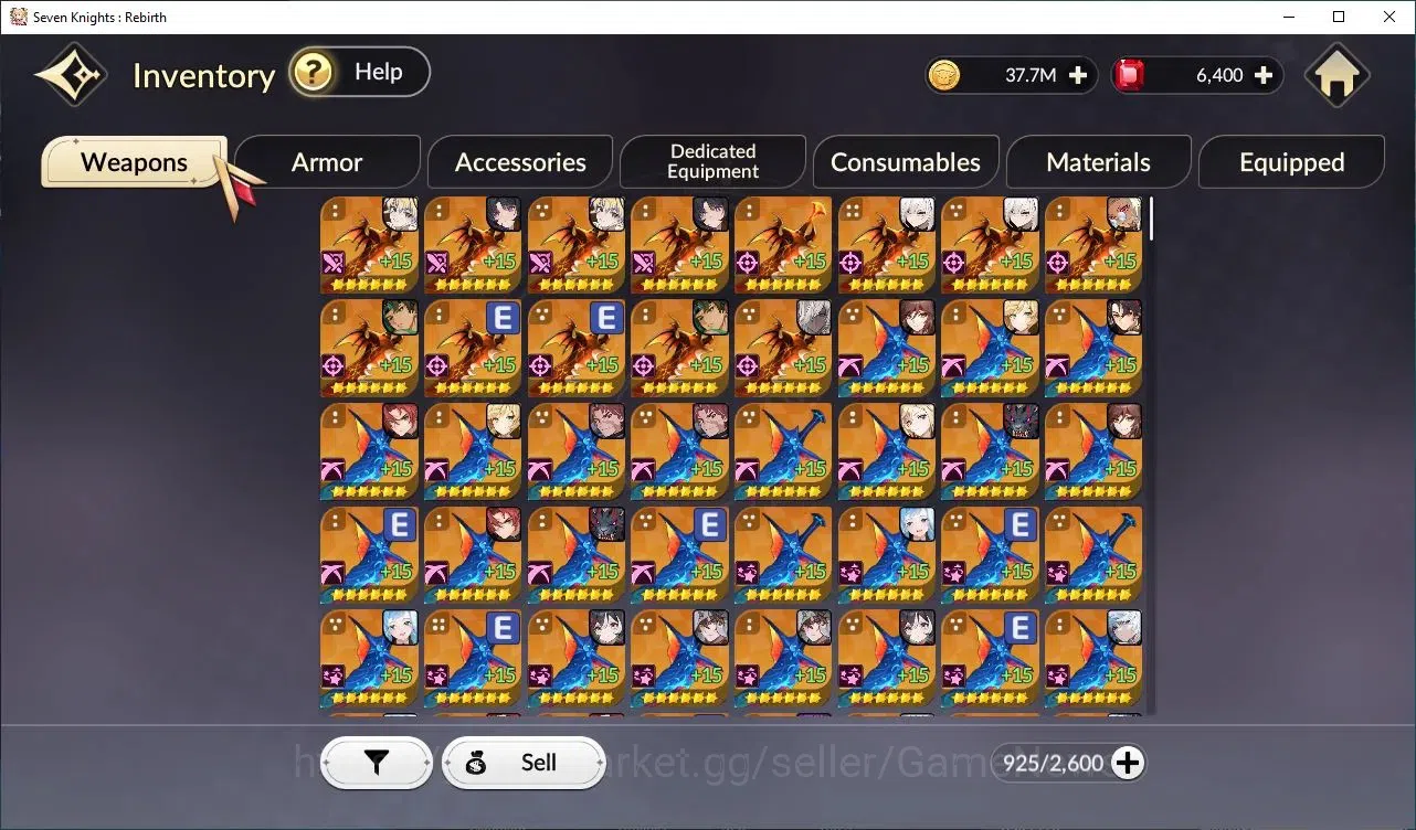Seven Knights Re:Birth Accounts GLOBAL SEA|4 ex-7k[Fai,Melia,Juri,Gelidus] 16TC6+( image 11