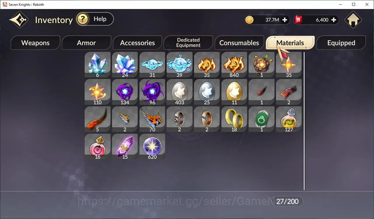 Seven Knights Re:Birth Accounts GLOBAL SEA|4 ex-7k[Fai,Melia,Juri,Gelidus] 16TC6+( image 12