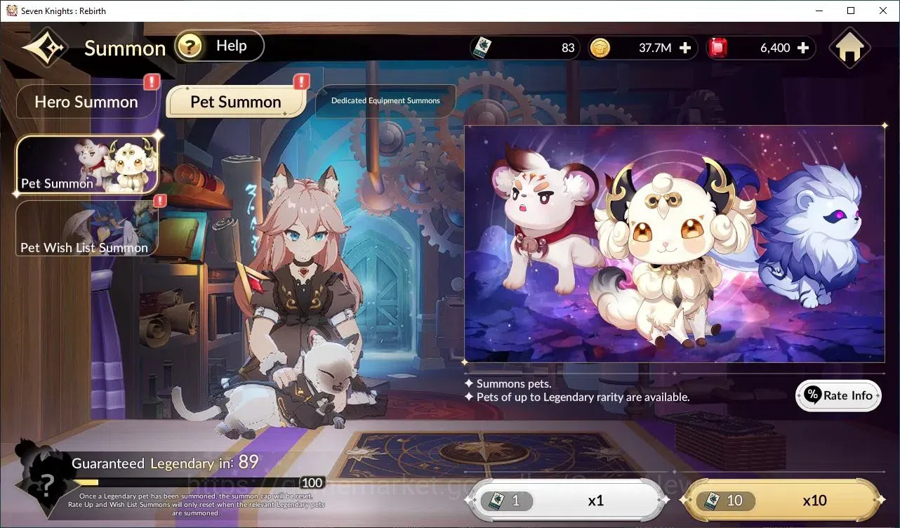 Seven Knights Re:Birth Accounts GLOBAL SEA|4 ex-7k[Fai,Melia,Juri,Gelidus] 16TC6+( image 6