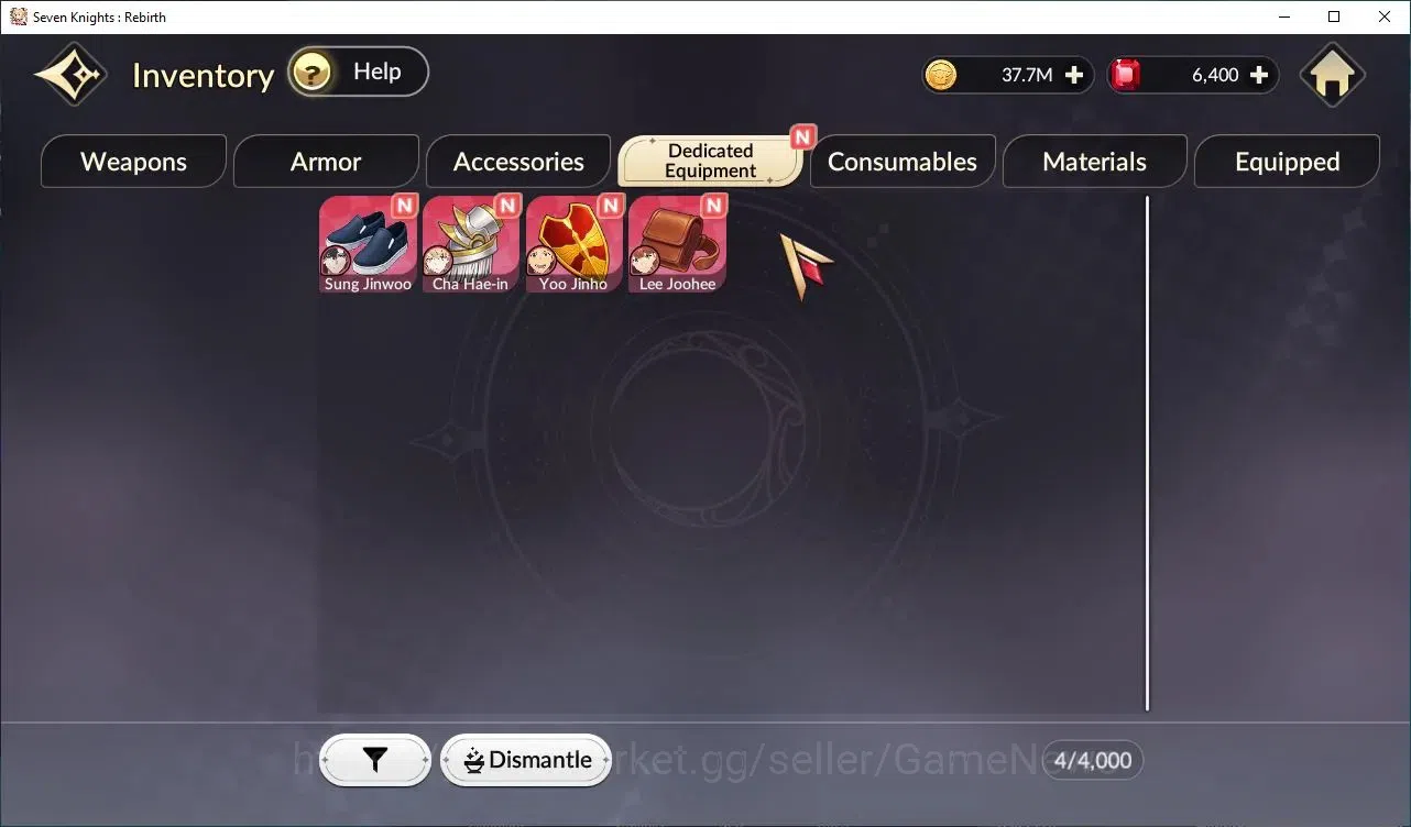 Seven Knights Re:Birth Accounts GLOBAL SEA|4 ex-7k[Fai,Melia,Juri,Gelidus] 16TC6+( image 8