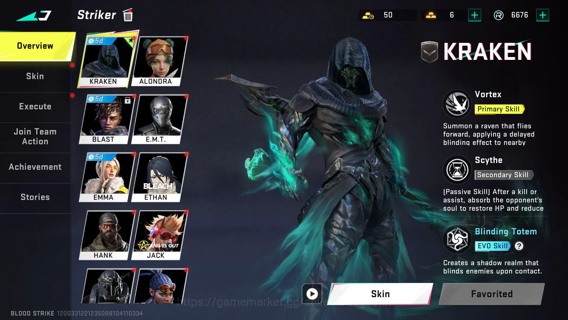 Blood Strike Accounts [ASIA] Ethan Bleach, Kraken Eternal, Ultra exe, Li image 11
