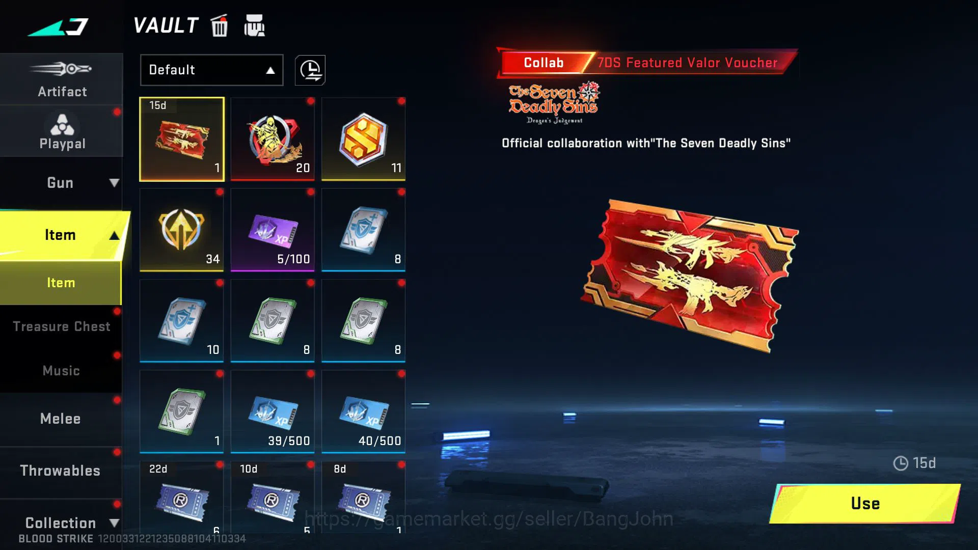Blood Strike Accounts [ASIA] Ethan Bleach, Kraken Eternal, Ultra exe, Li image 7