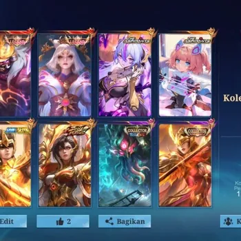 Mobile Legends: Bang Bang Accounts Collector [GUARANTEE] EX IMMORTAL 105 | EXALTED COLLECTOR 2 | 2 LEGEND FRANCO LUNOX | 2