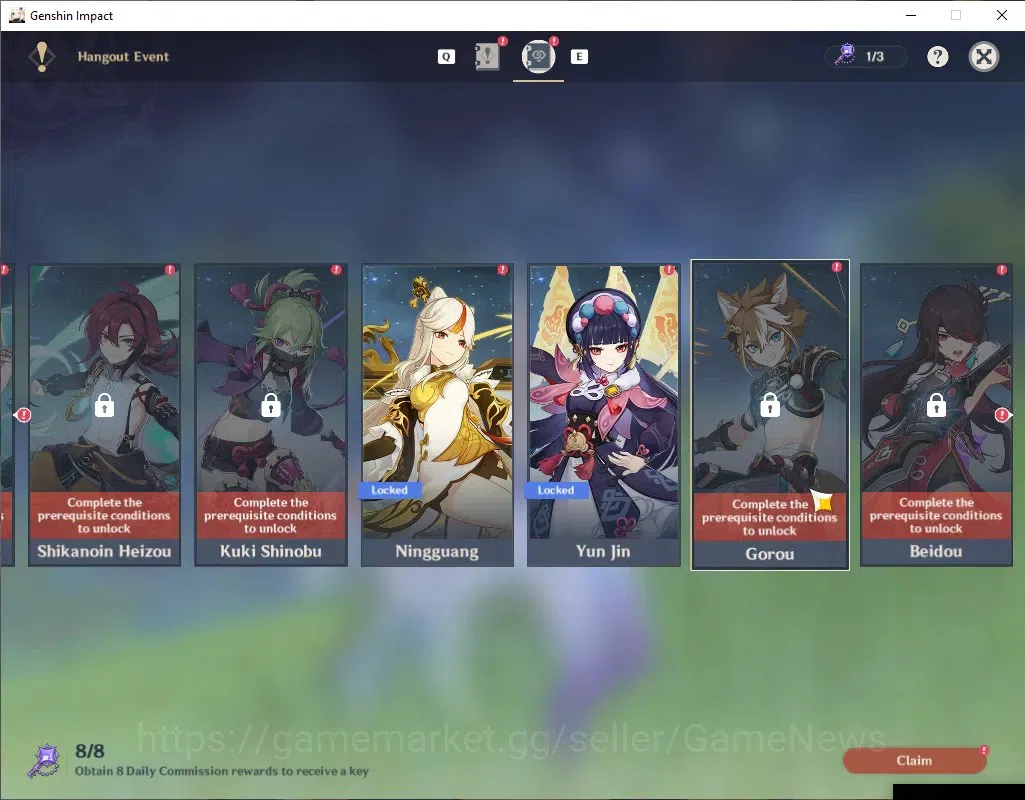 Genshin Impact Accounts ASIA|AR 42| 2 Limited + 1(*5 Weapon) | Skirk,Never image 20