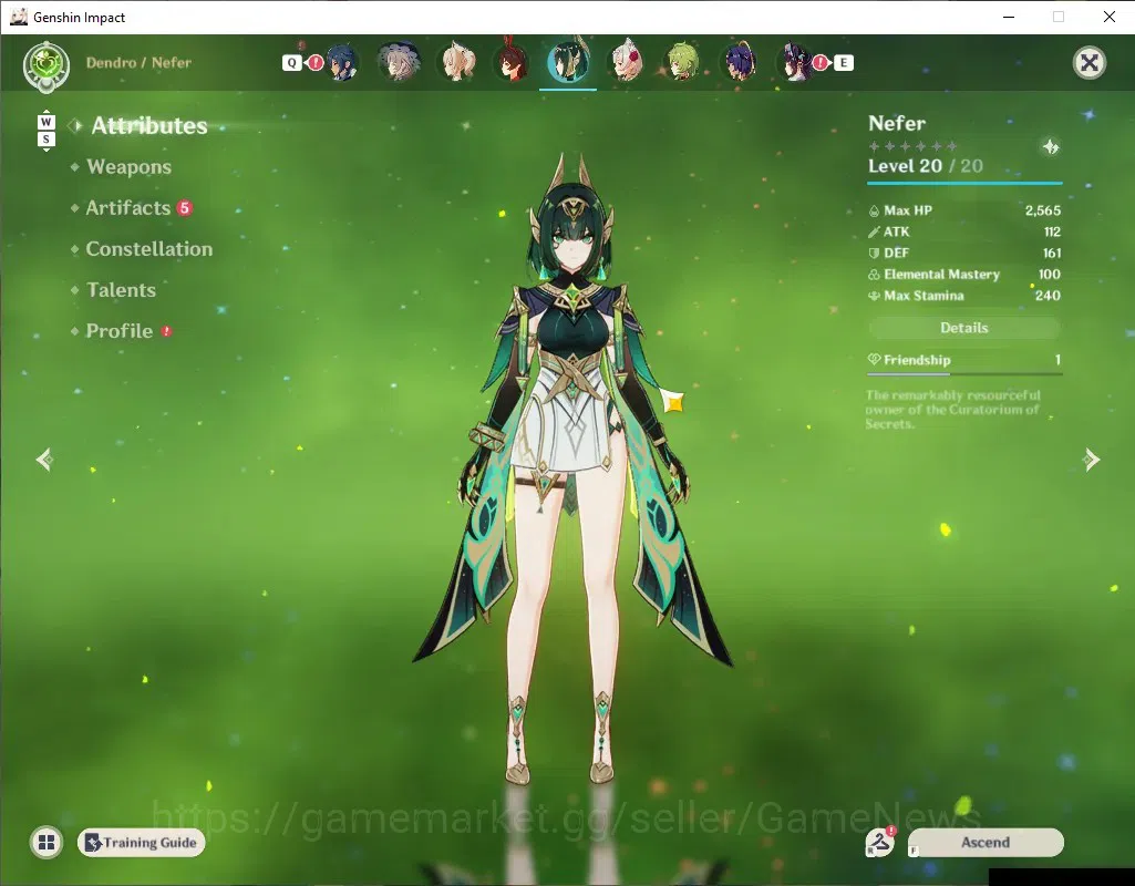 Genshin Impact Accounts ASIA|AR 42| 2 Limited + 1(*5 Weapon) | Skirk,Never image 4