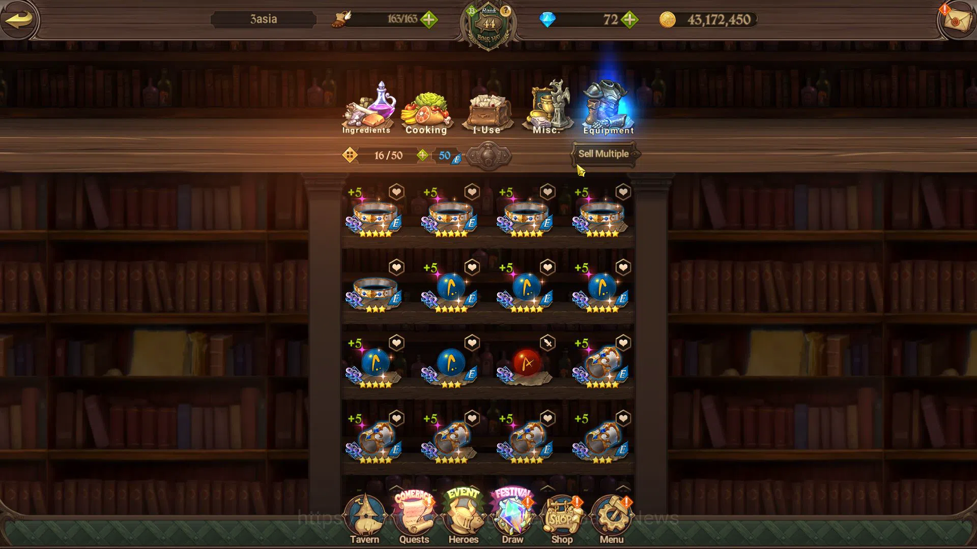 The Seven Deadly Sins: Grand Cross Accounts Asia |681K CC| 6 UR+Collab FF,TOG | Meresca, Salos image 16