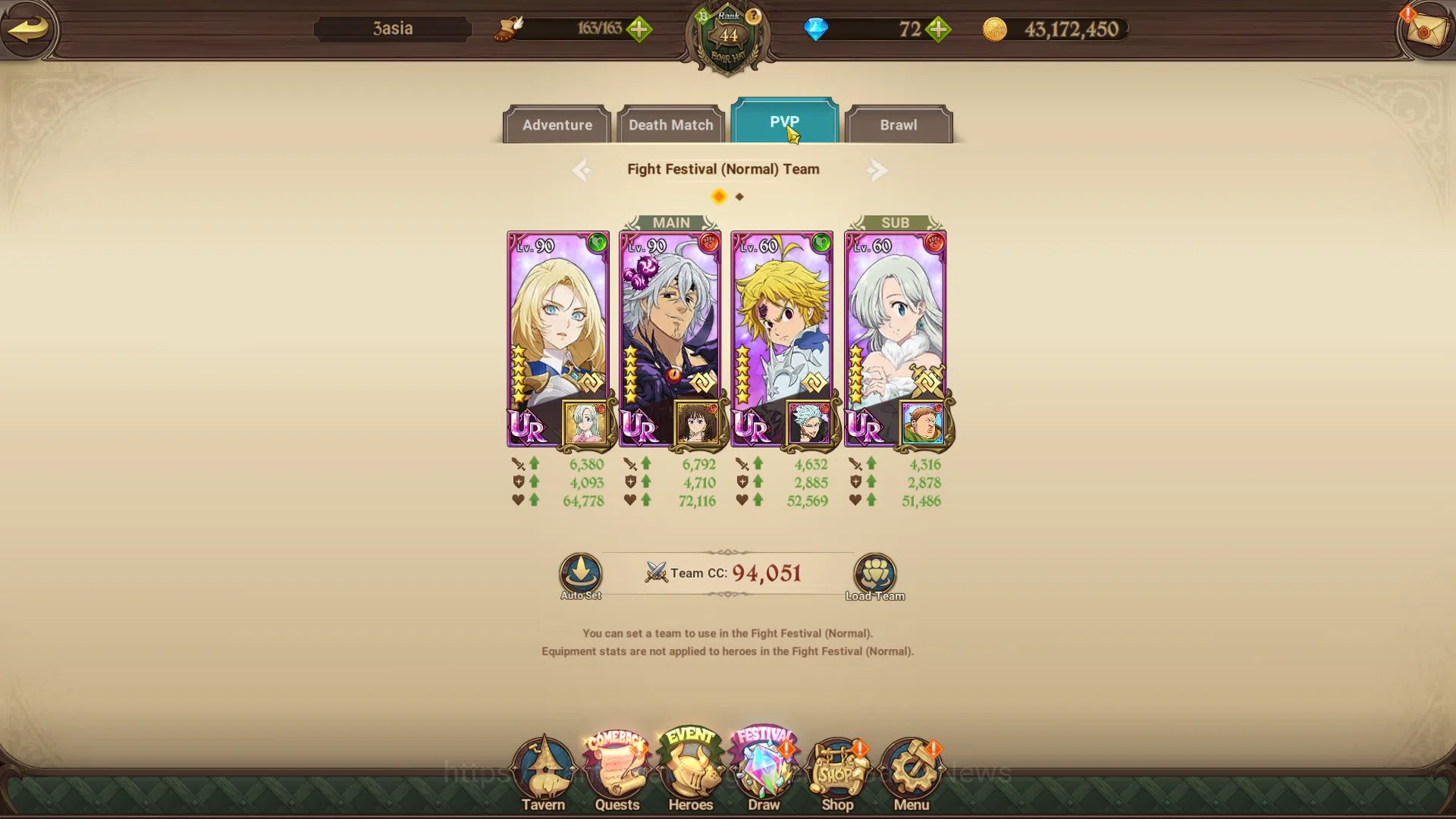The Seven Deadly Sins: Grand Cross Accounts Asia |681K CC| 6 UR+Collab FF,TOG | Meresca, Salos image 7