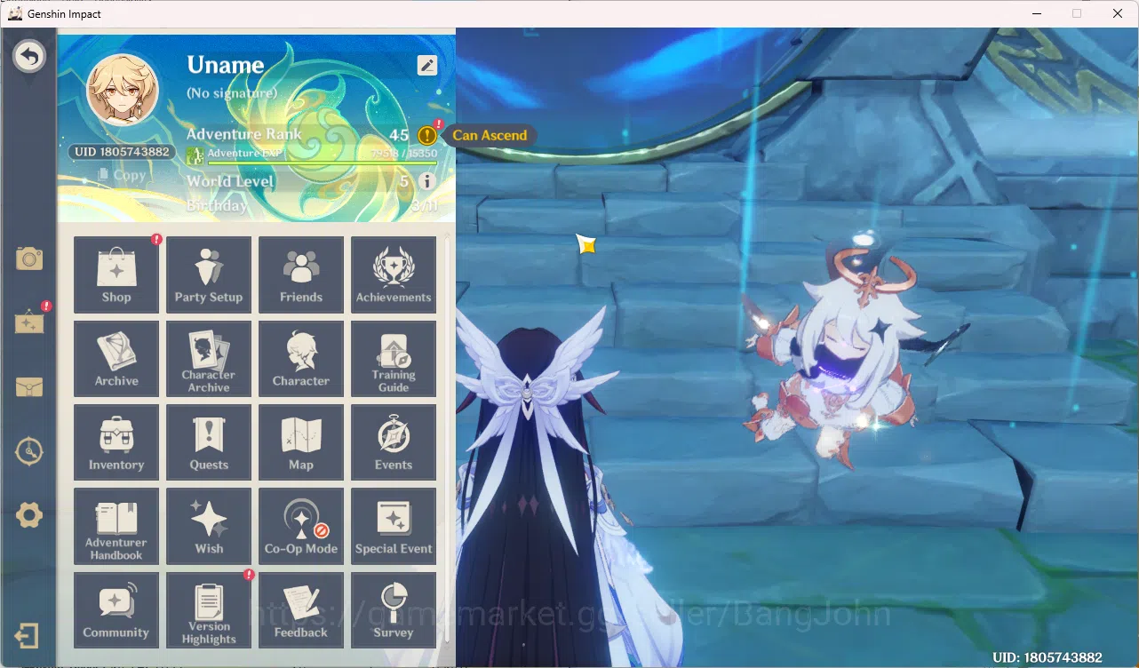 Genshin Impact Accounts Mid-Game | ASIA | AR 45 | 3 Limit Varresa | Muala image 1