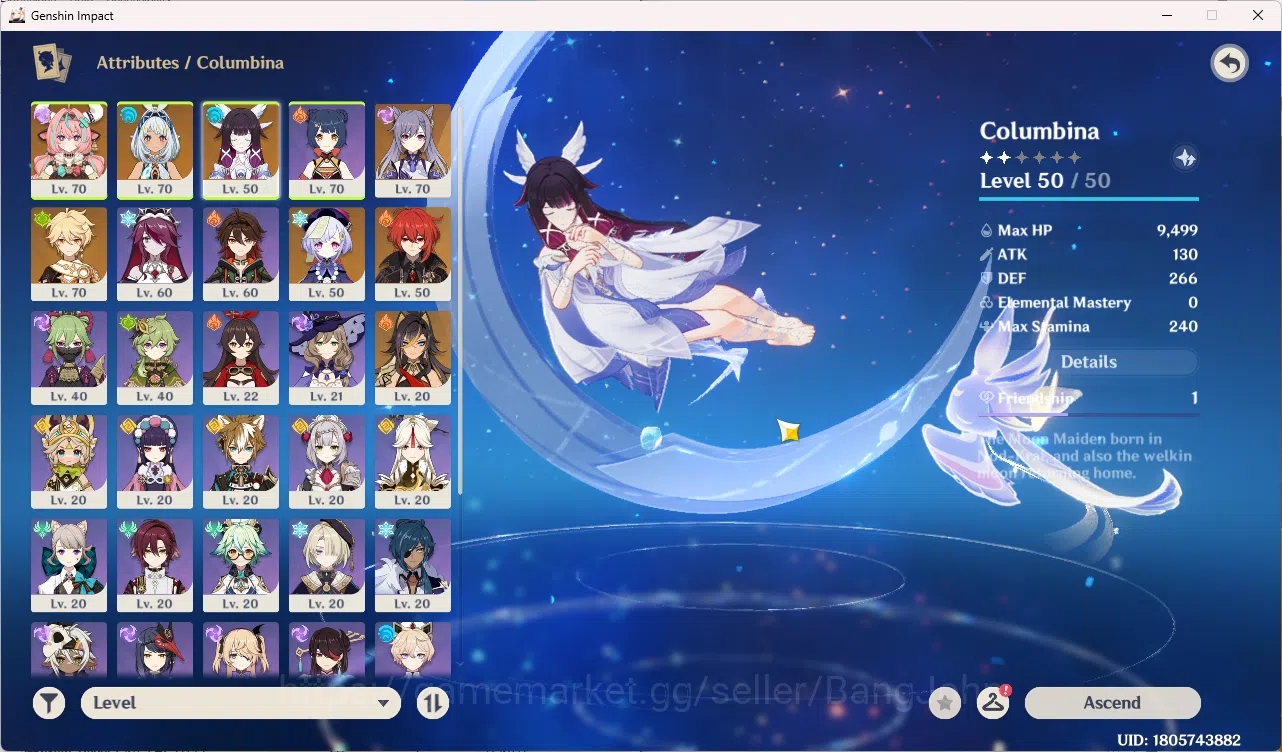 Genshin Impact Accounts Mid-Game | ASIA | AR 45 | 3 Limit Varresa | Muala image 2