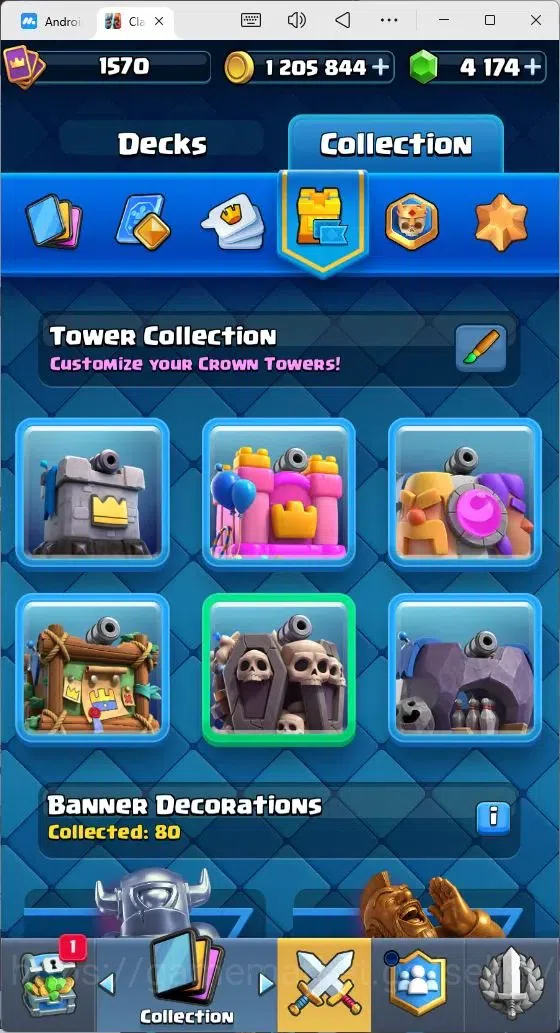 Clash Royale Accounts Mobile |KTL 15|Trophy 10084|Card 121|4 Max LV|1 He image 16
