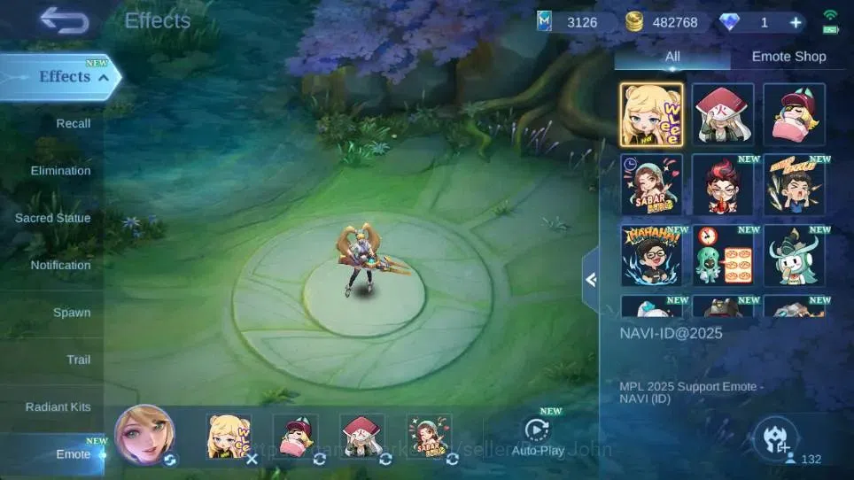Mobile Legends: Bang Bang Accounts Global|Hero 132|Skin 426|Exalted|Legend Alucard,KO image 14
