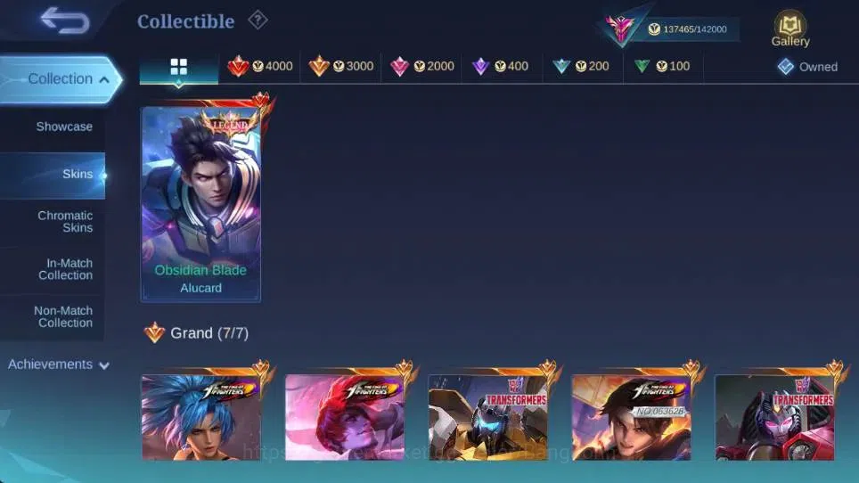 Mobile Legends: Bang Bang Accounts Global|Hero 132|Skin 426|Exalted|Legend Alucard,KO image 5