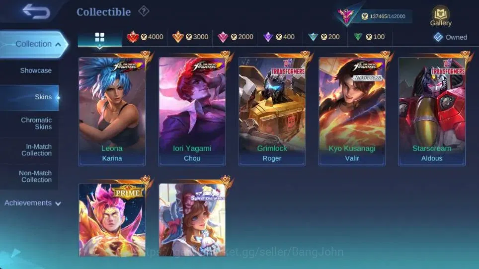 Mobile Legends: Bang Bang Accounts Global|Hero 132|Skin 426|Exalted|Legend Alucard,KO image 6