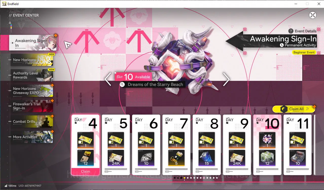 Arknights: Endfield Accounts NA/EU Lv2 | 2SSR (Ardelia,Last Rite) + 6SR Operators |2 5*WP |100 Oro+3 7