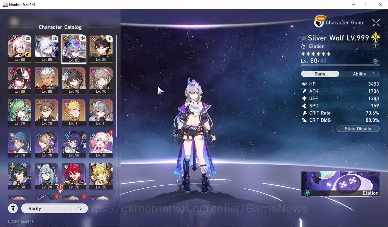 Honkai Star Rail Accounts Others Asia|TL 65|3 PremTeam|9 Limited|(Sparxie)+Sign SW999,Yao 1