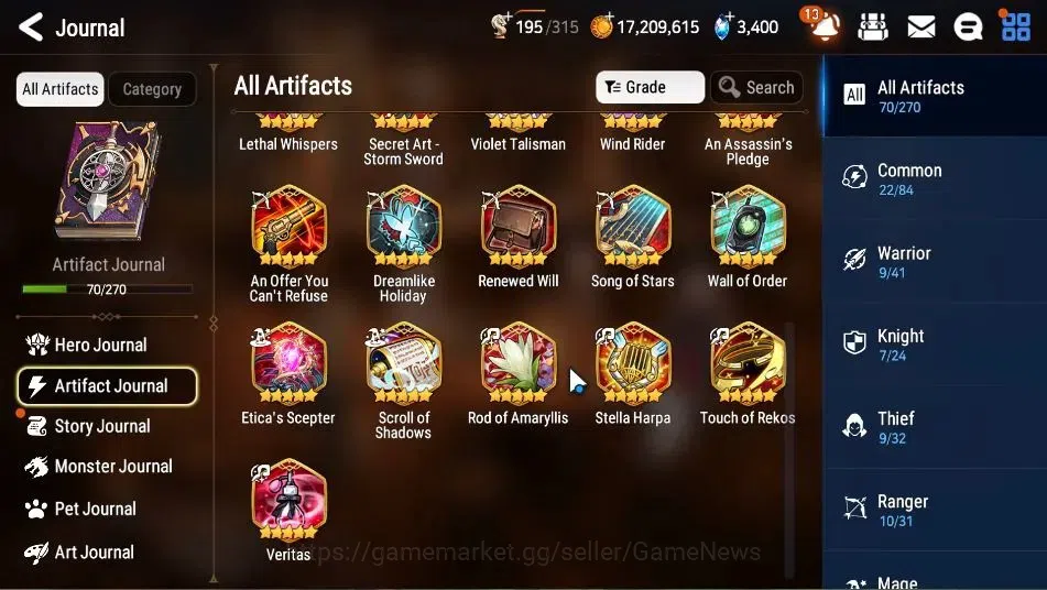 Epic Seven Accounts GLOBAL Unverif|New Era|13 ML(Salome,LOTScales,Etc) image 10