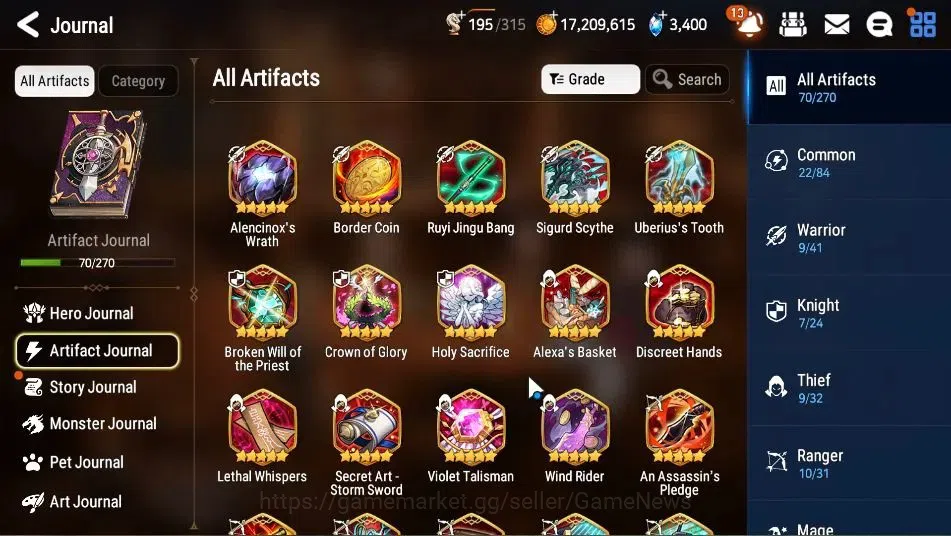 Epic Seven Accounts GLOBAL Unverif|New Era|13 ML(Salome,LOTScales,Etc) image 9