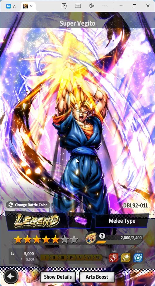 Dragon Ball Legends Accounts Android |Lvl 147|15.4M Total Power|107 CC|2 LR|2 U image 10