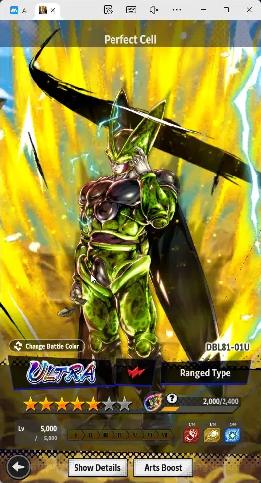 Dragon Ball Legends Accounts Android |Lvl 147|15.4M Total Power|107 CC|2 LR|2 U image 12