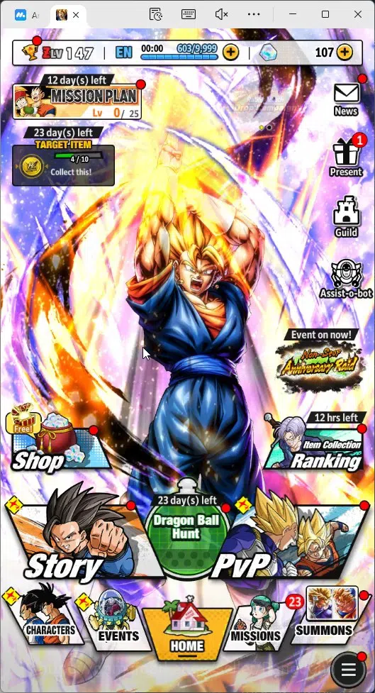Dragon Ball Legends Accounts Android |Lvl 147|15.4M Total Power|107 CC|2 LR|2 U image 16