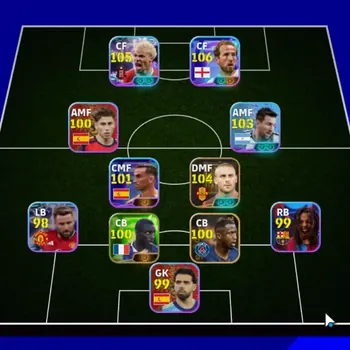 eFootball Accounts Legends & Iconic Players Android|Epic Daniele De Rossi,Sergio Aguero,Gerrard,Aubameyang,Shevchenko|7 Show