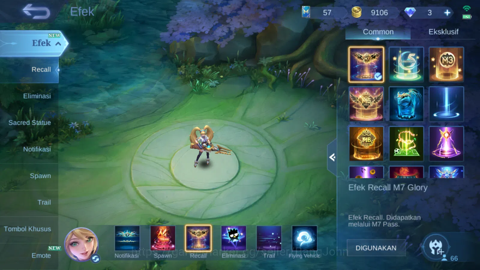 Mobile Legends: Bang Bang Accounts Hero 66 | skin 108 | prime granger | sanrio floryn image 3