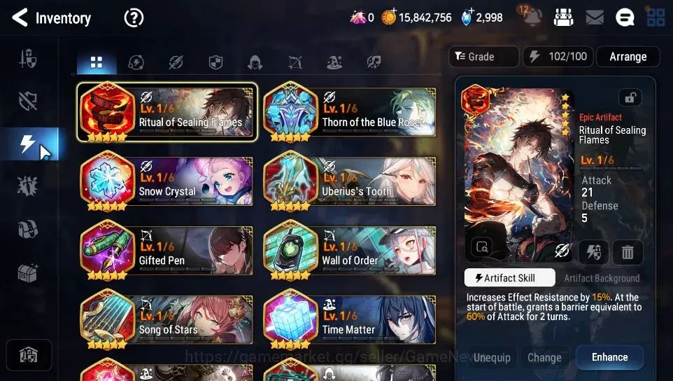 Epic Seven Accounts Starter GLOBAL Unverif|NewEra|7 ML(Salome,E Ilynav,SP Politis,Etc)+TA Coli,Setsuka,Landy,Etc|PoH ON|2,9K 11