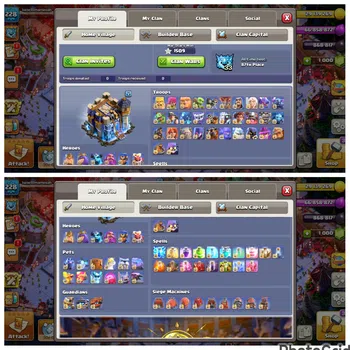 Clash of Clans Accounts High-End FLASH SALE TH 18 LVL 228 FULLY MAXED WITH 2 SCENARY LEGENDARY&1 LIMITED RARE|EPIC MANY