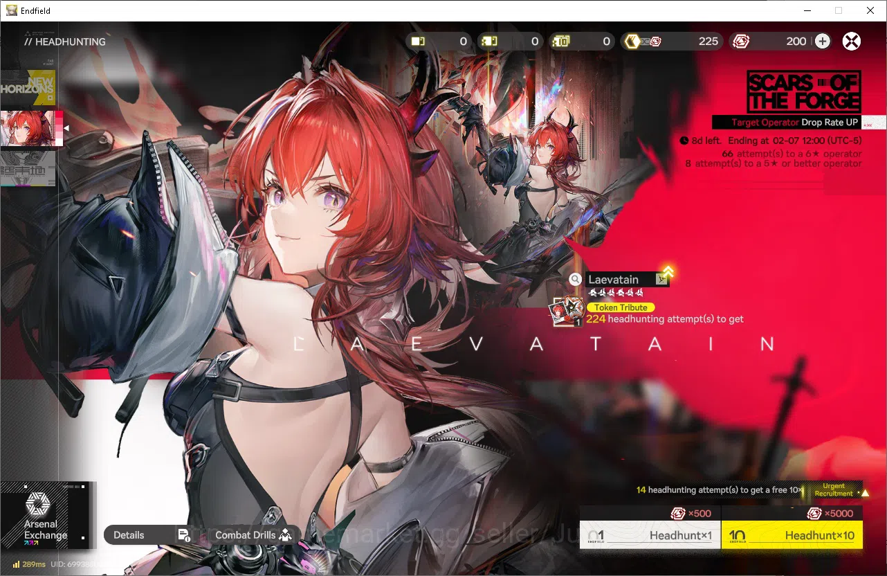 Arknights: Endfield Accounts NA/EU Lv2|Day 1 Login|1 Meta SSR (Laevatain)+6SR Operators|Male MC|GrypLink|Take Mail|CheckSS 4