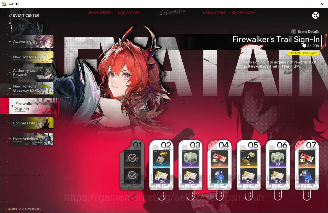 Arknights: Endfield Accounts NA/EU Lv2|Day 1 Login|1 Meta SSR (Laevatain)+6SR Operators|Male MC|GrypLink|Take Mail|CheckSS 5