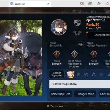 Epic Seven Accounts Starter Global Unverif| BestStarter|2 ML(Harsetti,S.D.Diene)|PoH+Bless ON|Theater Locked||Stove(ES1682Z)