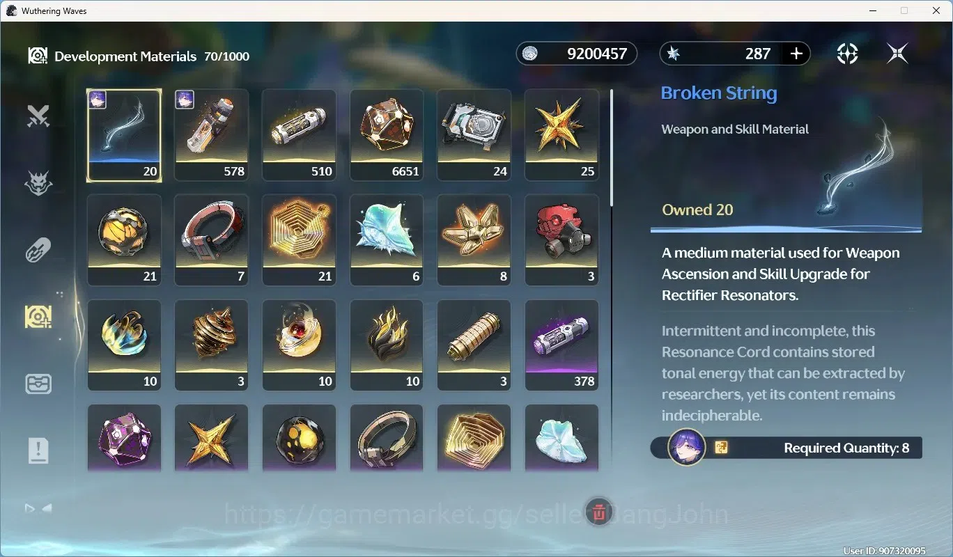 Wuthering Waves Accounts Others SEA|UL 54|Rank 6|4 Char Limited [Galbrena Rc2,Luuk Herssen Rc3]+Sign,Lucilla,Rebecca | Mc 16