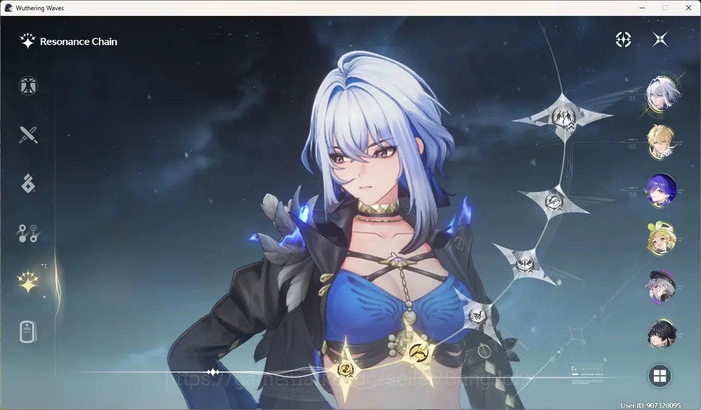 Wuthering Waves Accounts Others SEA|UL 54|Rank 6|4 Char Limited [Galbrena Rc2,Luuk Herssen Rc3]+Sign,Lucilla,Rebecca | Mc 3